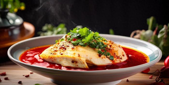 水煮雞胸肉料理